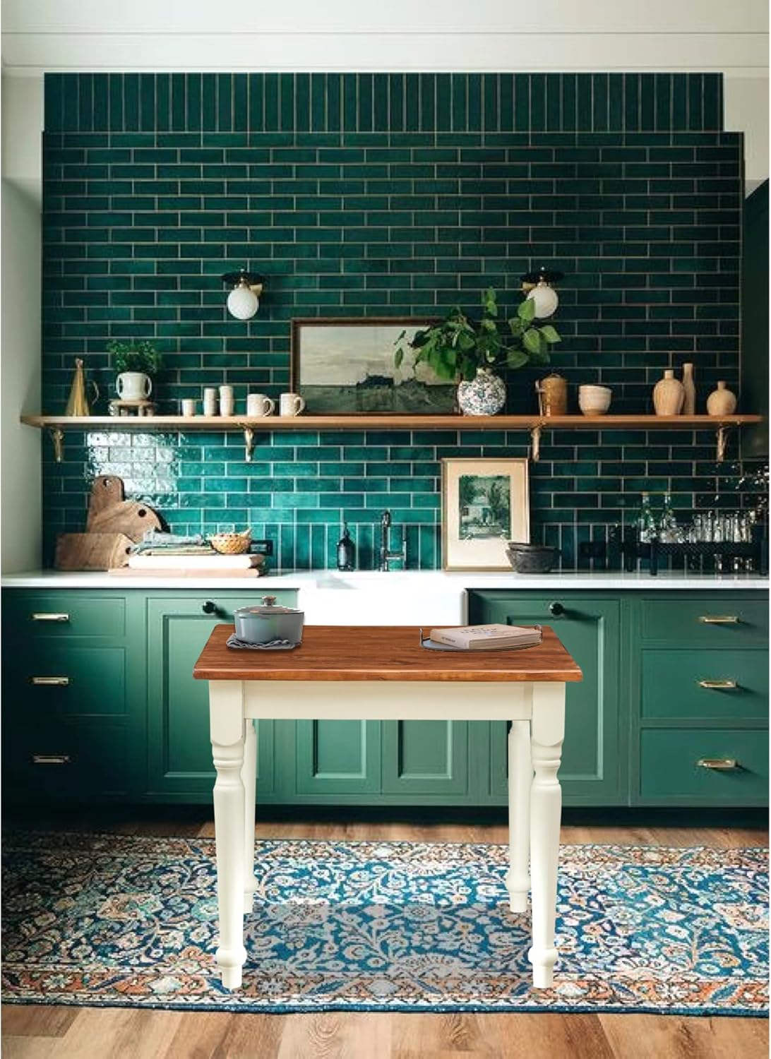 Biscottini tavolo quadrato legno massello 90x90 cm | Tavolo da cucina e sala da pranzo | Tavolo legno esterno e interno