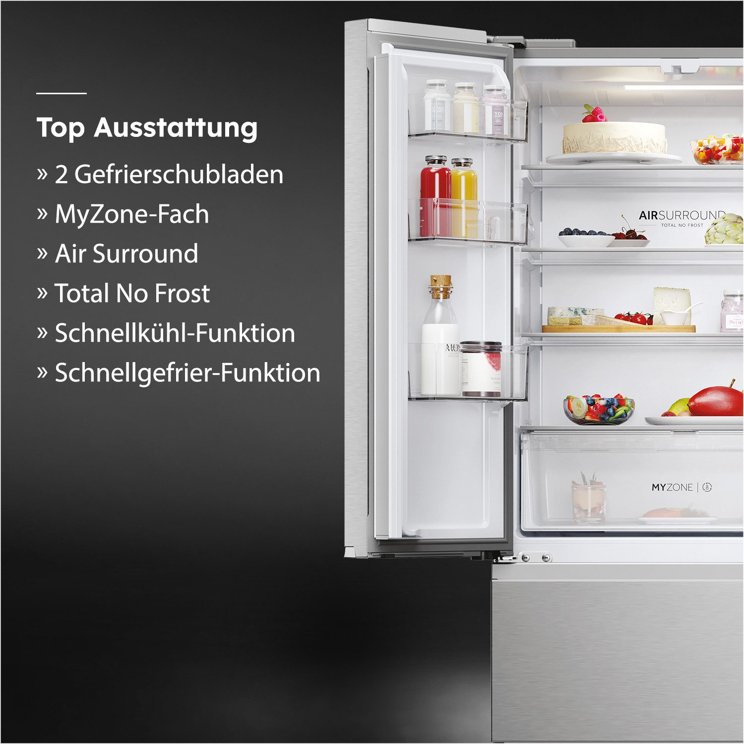 Kühl-/Gefrierkombination HFR3718DNMM