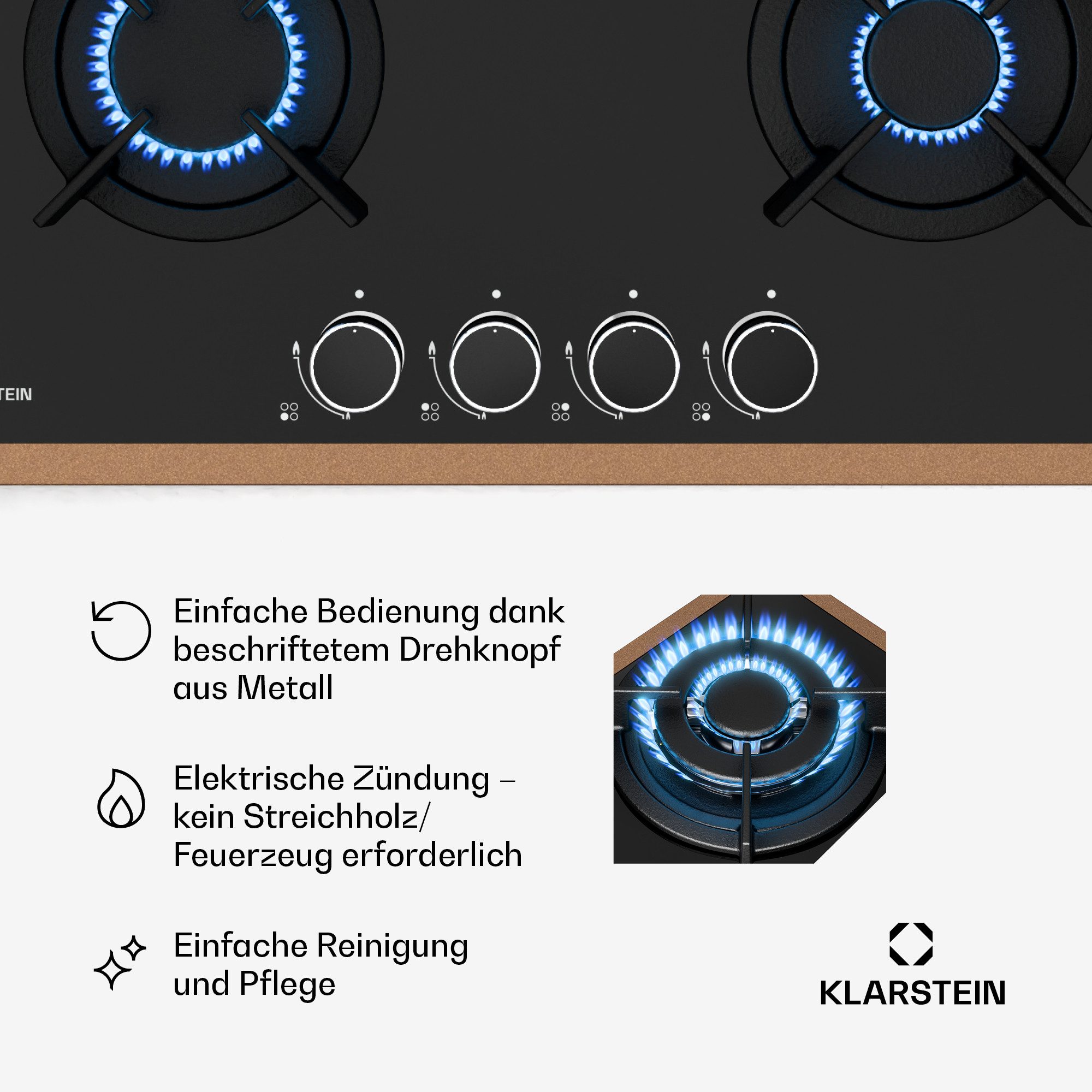 Induktions-Kochfeld Lumiflame