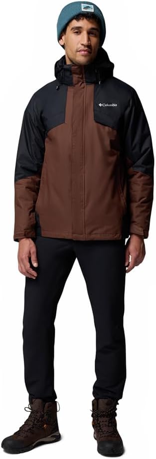 Men's Bugaboo Fleece Interchange Jacket, 3 In 1 Interchange Winter Coat, Ancient Fossil, Size L