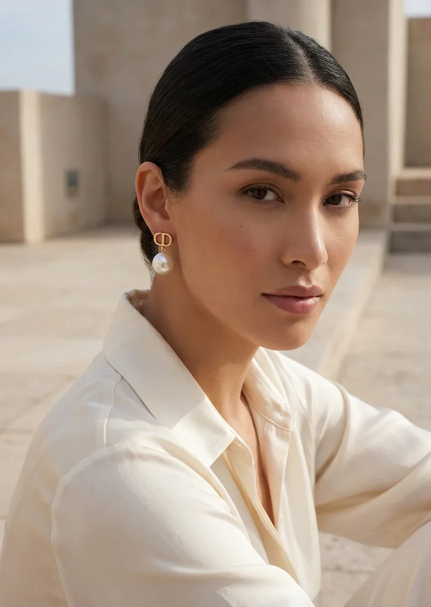 Envy Large Pearl Drop Earrings