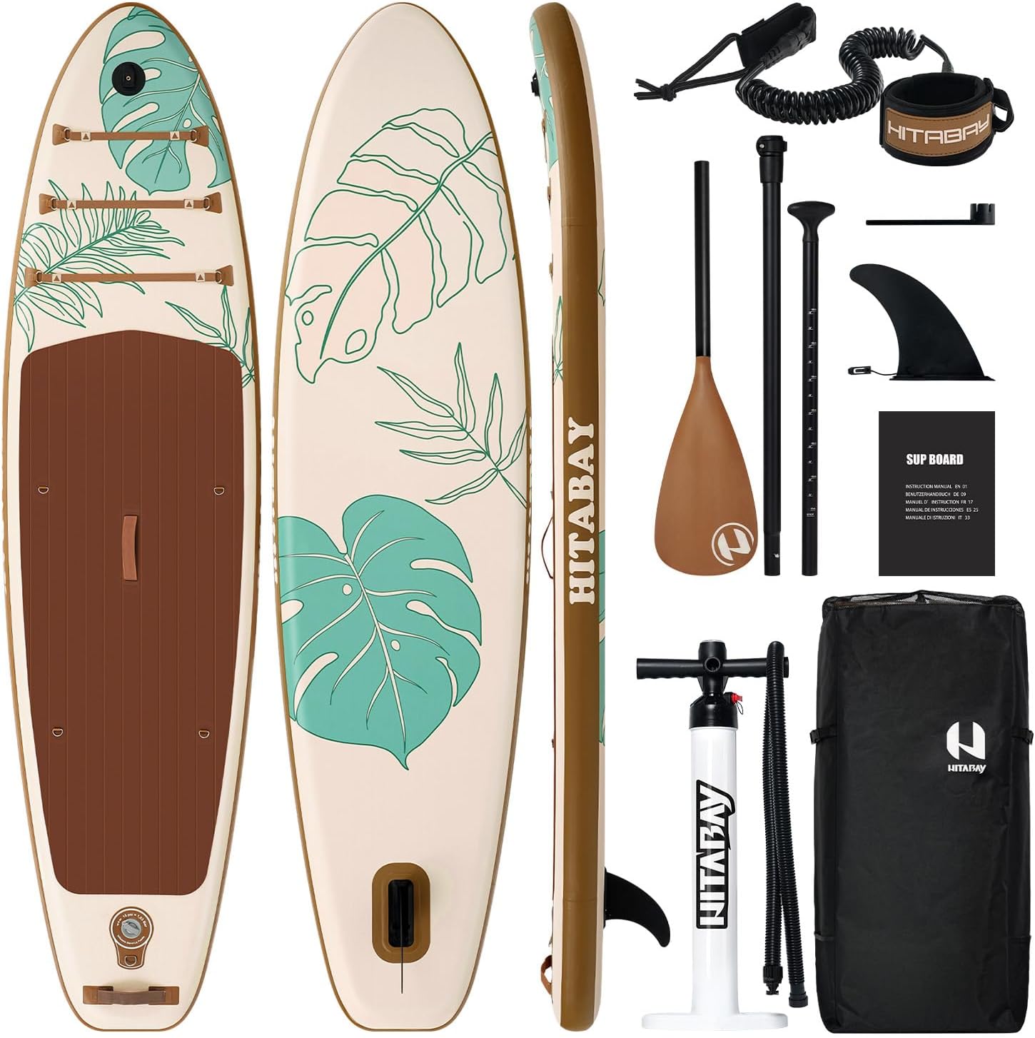 Tavola SUP Gonfiabile con Accessori Completi, Tavola da Paddle Surf Gonfiabile 320 x 81 x 15 cm, Capacità di Carico Massima 150kg, Unisex-Adulto Stand Up Paddle Board