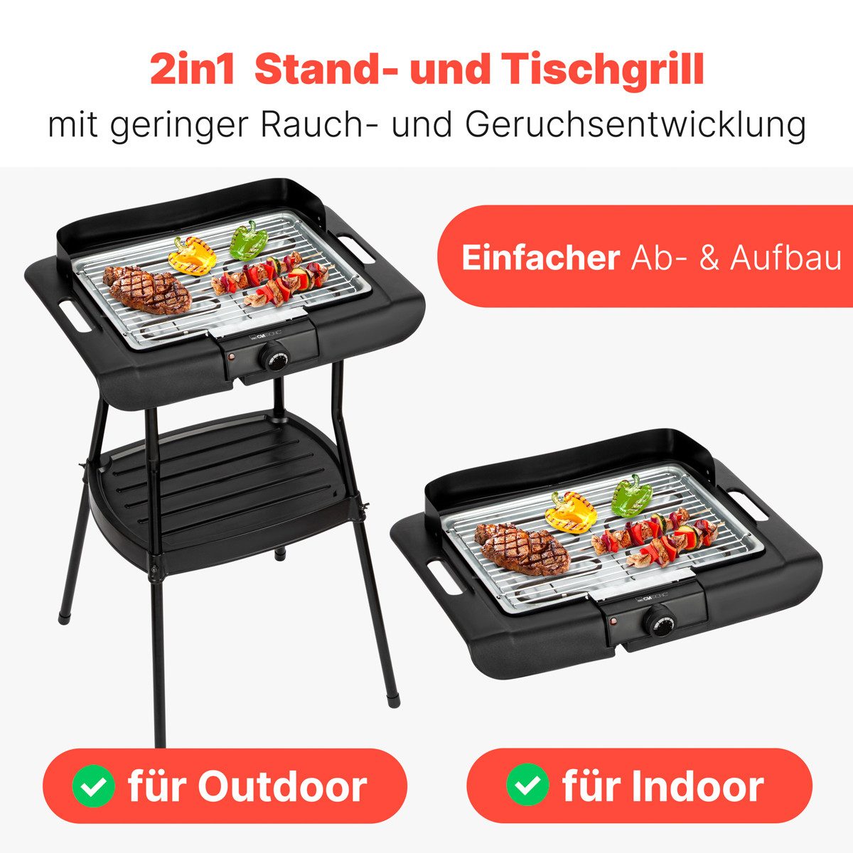 Elektro-Standgrill BQS 3842