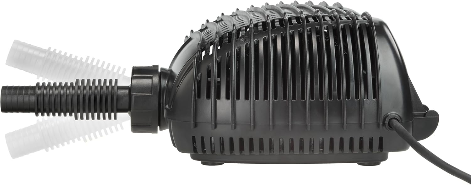 esotec Solar Bachlauf für Gartenteich 50/2500 Komplettset | Bachlaufpumpe Erdspieß Solarmodul 50W | Solarbrunnen für draussen | Wasserpiel Garten Vogeltränke Wasserfall 2500l/h | 101960