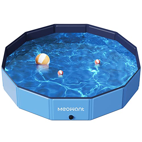 Piscina per Cani,XL:160 * 30cm,Piscina per Bambini Pieghevole PP Piscinetta per Cani Grandi Bagno per Cani Antiscivolo Resistente,Vasca da Bagno per Animali Domestici con 4 Patch di Riparazione : Prodotti per animali domestici