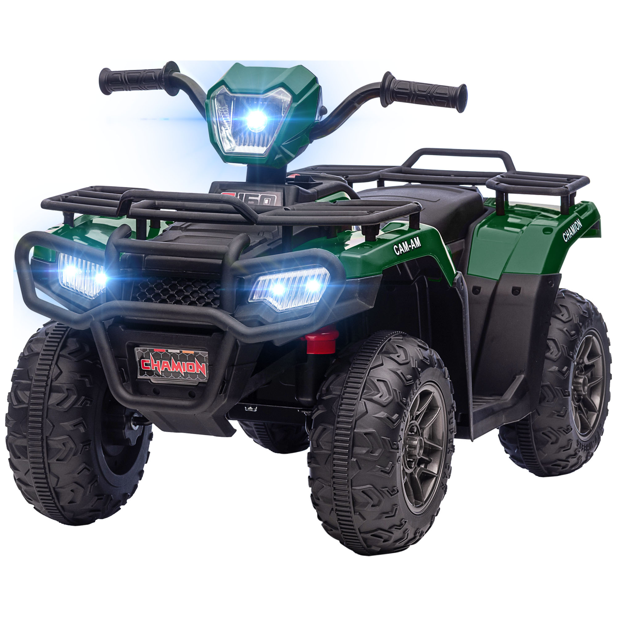 elektrische kinderquad, elektrische auto, elektrische quad, kindervoertuig, groen