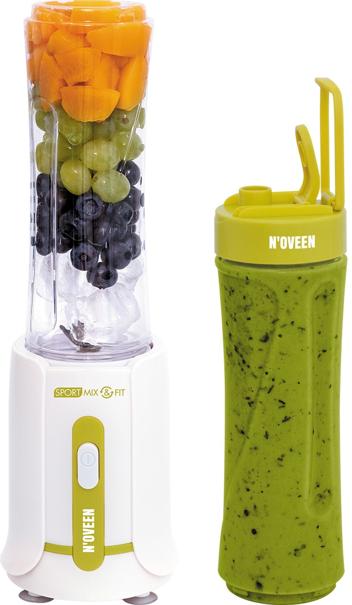 Smoothie-Maker Noveen 300W Sport Mix & Fit Blender, 600ml, Grün