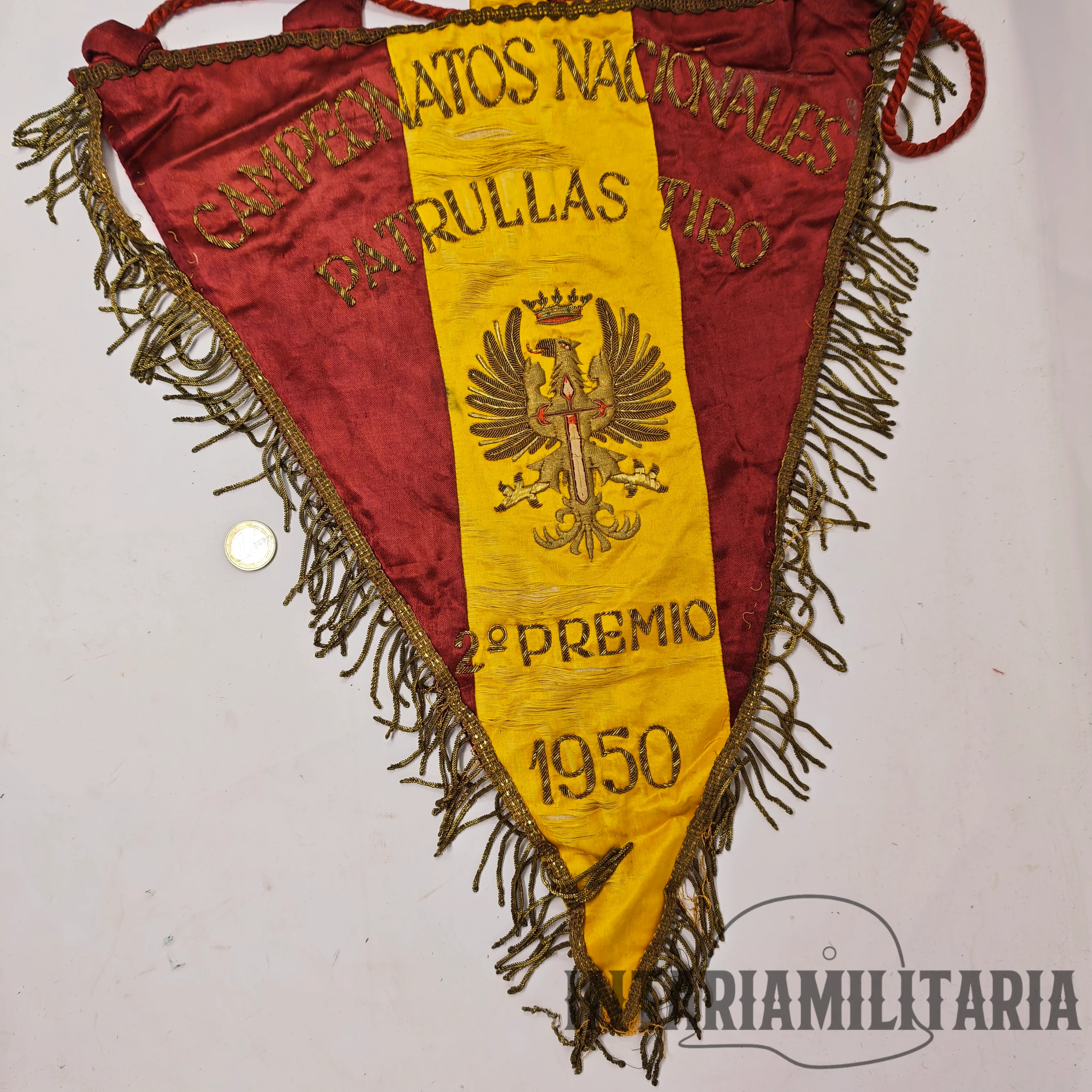 Bander��n ejercito espa?ol 1950 ��poca Franco