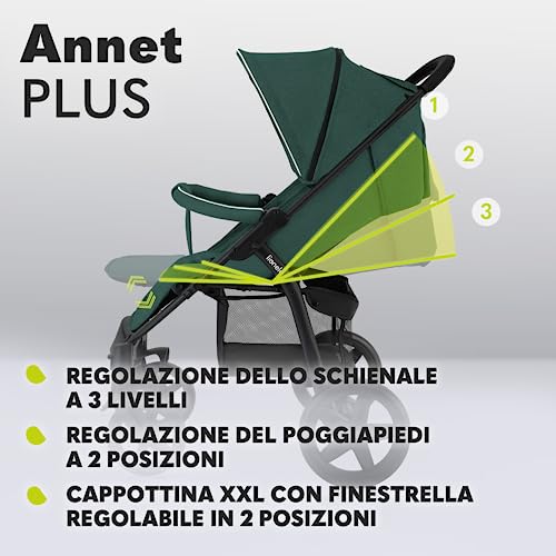 Lionelo Annet Passeggino pieghevole funzione