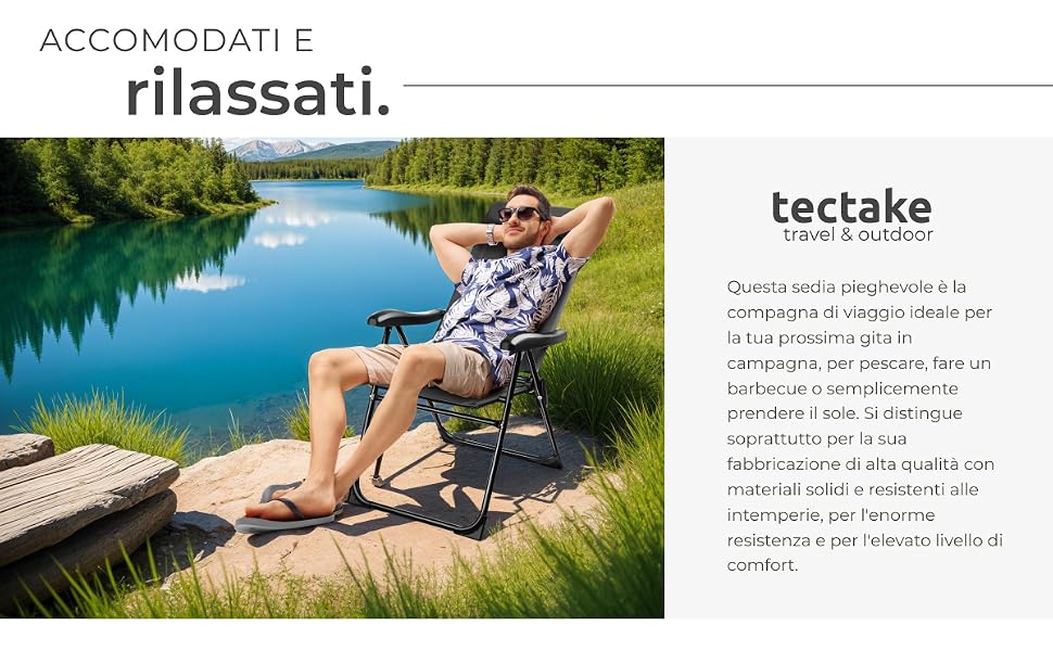 Sedia da Giardino, sedie da esterno, Sedie pieghevoli