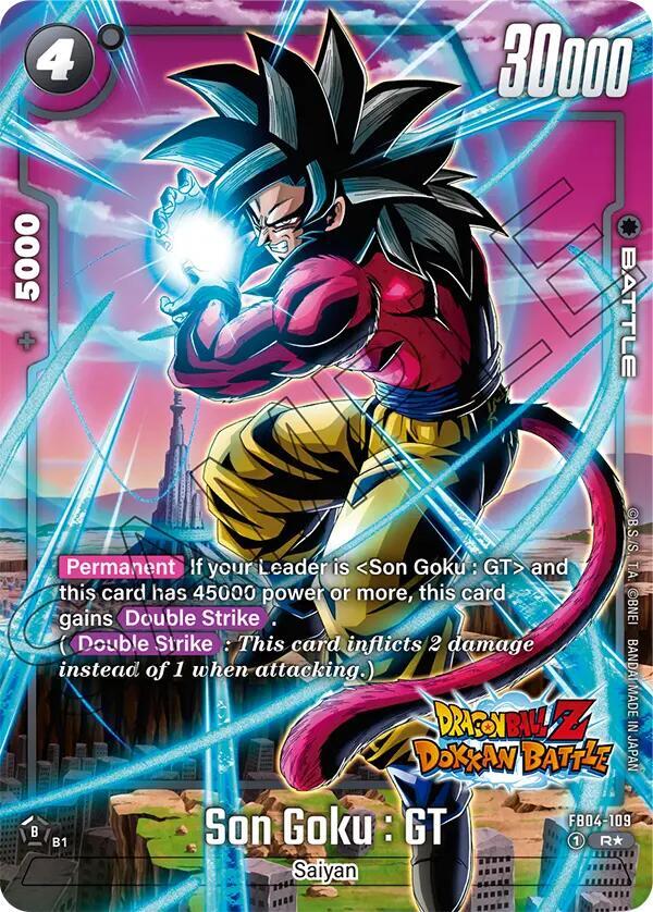 Son Goku : GT - FB04-109 - (Dragon Ball Z Dokkan Battle Alternate Art)