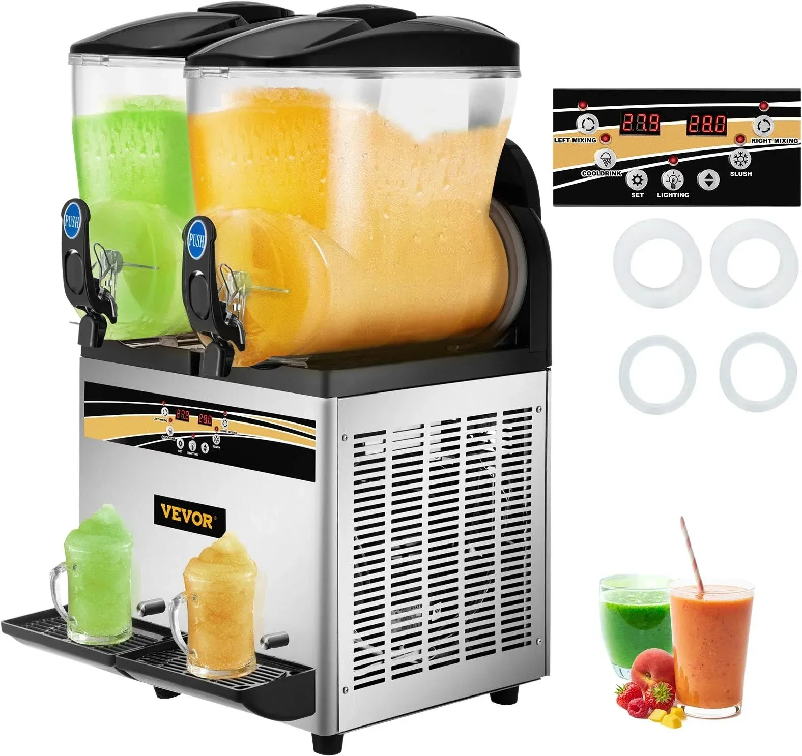 VEVOR   Commercial Slushy Machine Slushie Machine