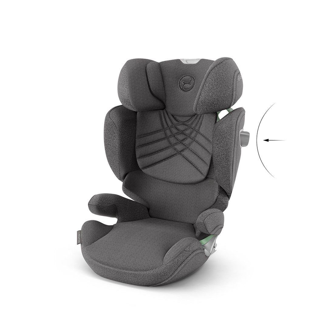 2025 Seggiolino auto CYBEX Solution T i-Fix Plus – Gruppo 2/3, Mirage Grigio, con ISOFIX e poggiatesta regolabile in altezza