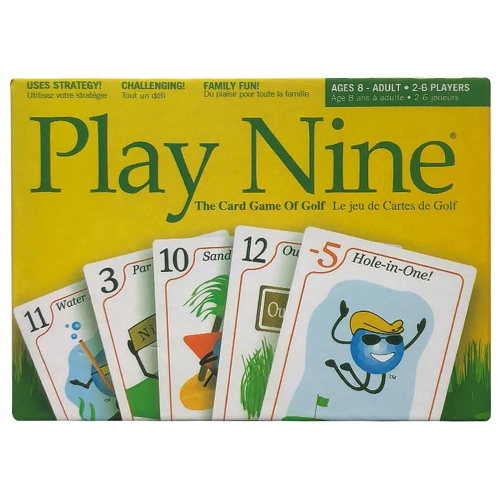 Tysmin Juegos Familiares Laoniu — Juego de Cartas Divertido Inspirado en el Golf, Ideal para Reuniones Familiares y con Amigos