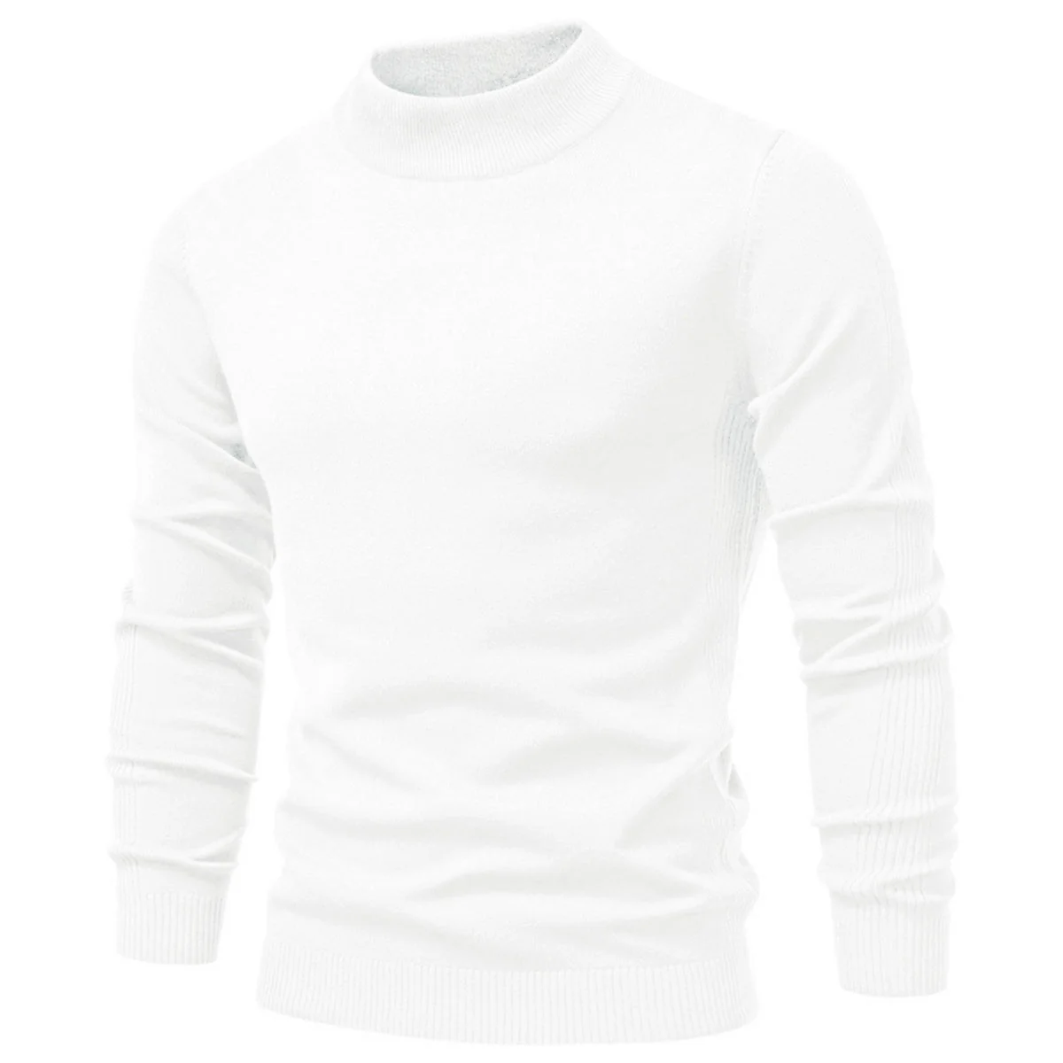 Men's Mockneck Pullover Sweater