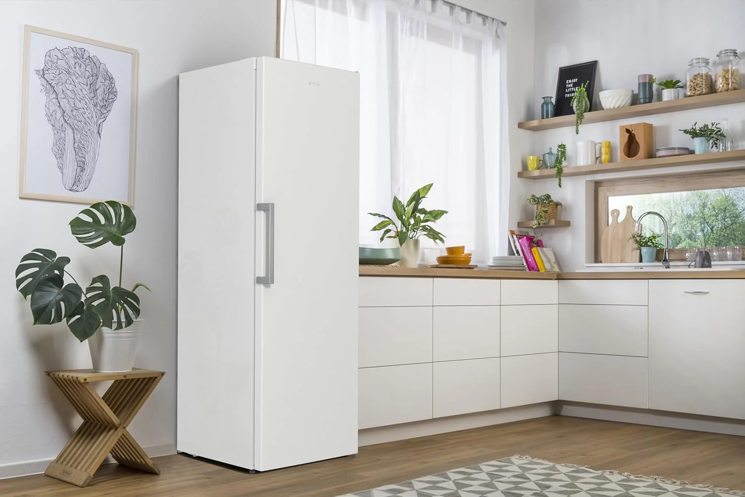 Gorenje R 619 DAXL6 Koelkast/AdaptTech/FreshZone/Snelkoelfunctie/Ventilatiekoelsysteem/LED Display/398l/185cm/EEK D/Roestvrij staal