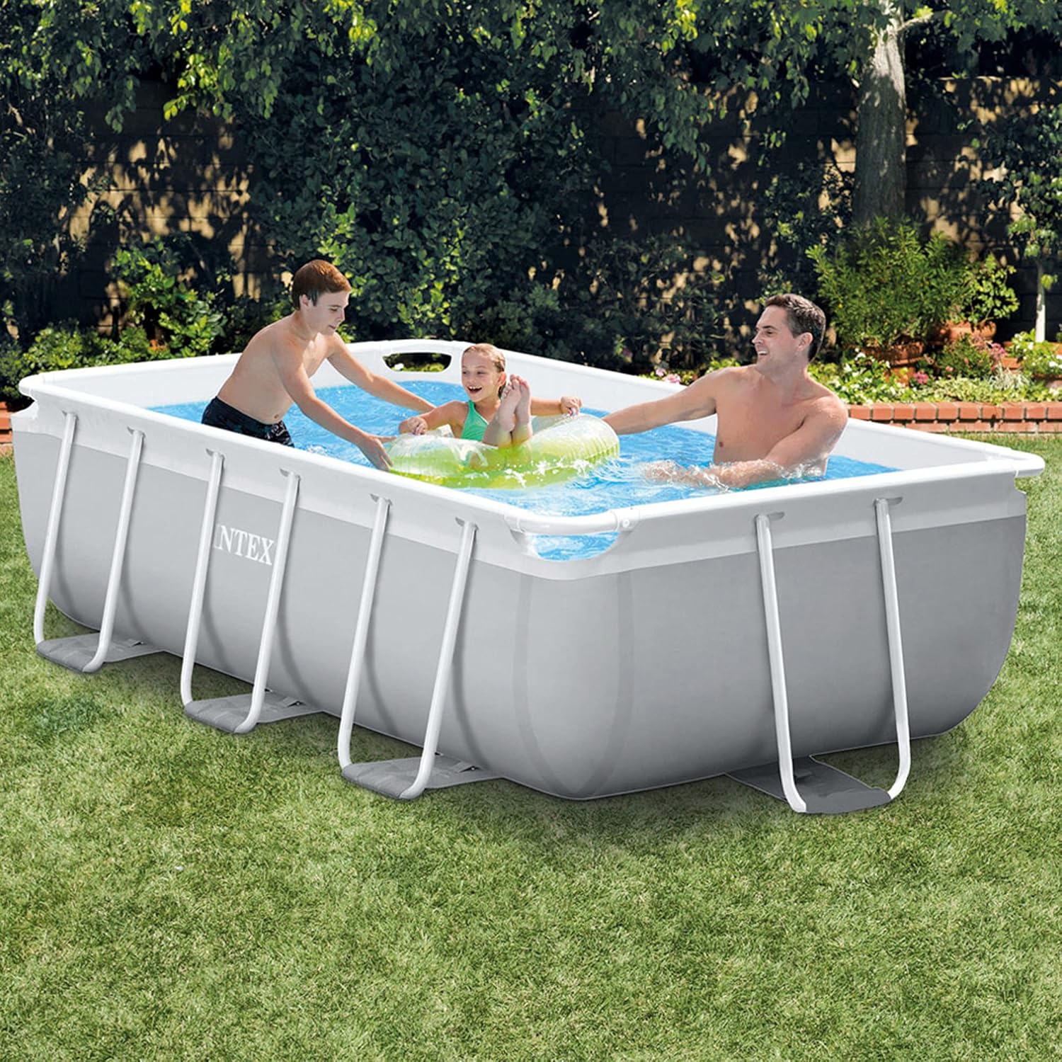 Intex 55210 - Piscina Rectangular Prism Frame 300x175x80 cm con depuradora