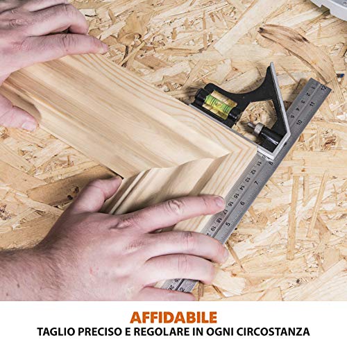 Evolution Power Tools   R185CCSX Sega Circolare Multi Materiale 185 mm Compatibile con Binario Guida (Pacchetto Abbinato con Binario da 1020 mm Incluso), 230 V : Amazon.it: Fai da te