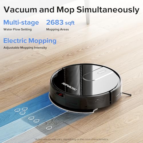 ROPVACNIC Robot Vacuum Cleaner Robot Vacuum and Mop Combo with 4000Pa Suction, Personalized Cleaning Adjustments, Self Charging Robotic Vacuum Cleaner, Advanced Obstacle Avoidance : Industrial & Scientific