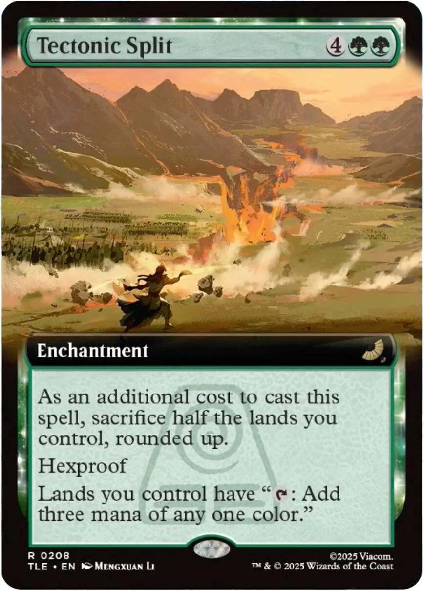 Tectonic Split (Extended Art) (208) (Avatar: The Last Airbender: Eternal-Legal)