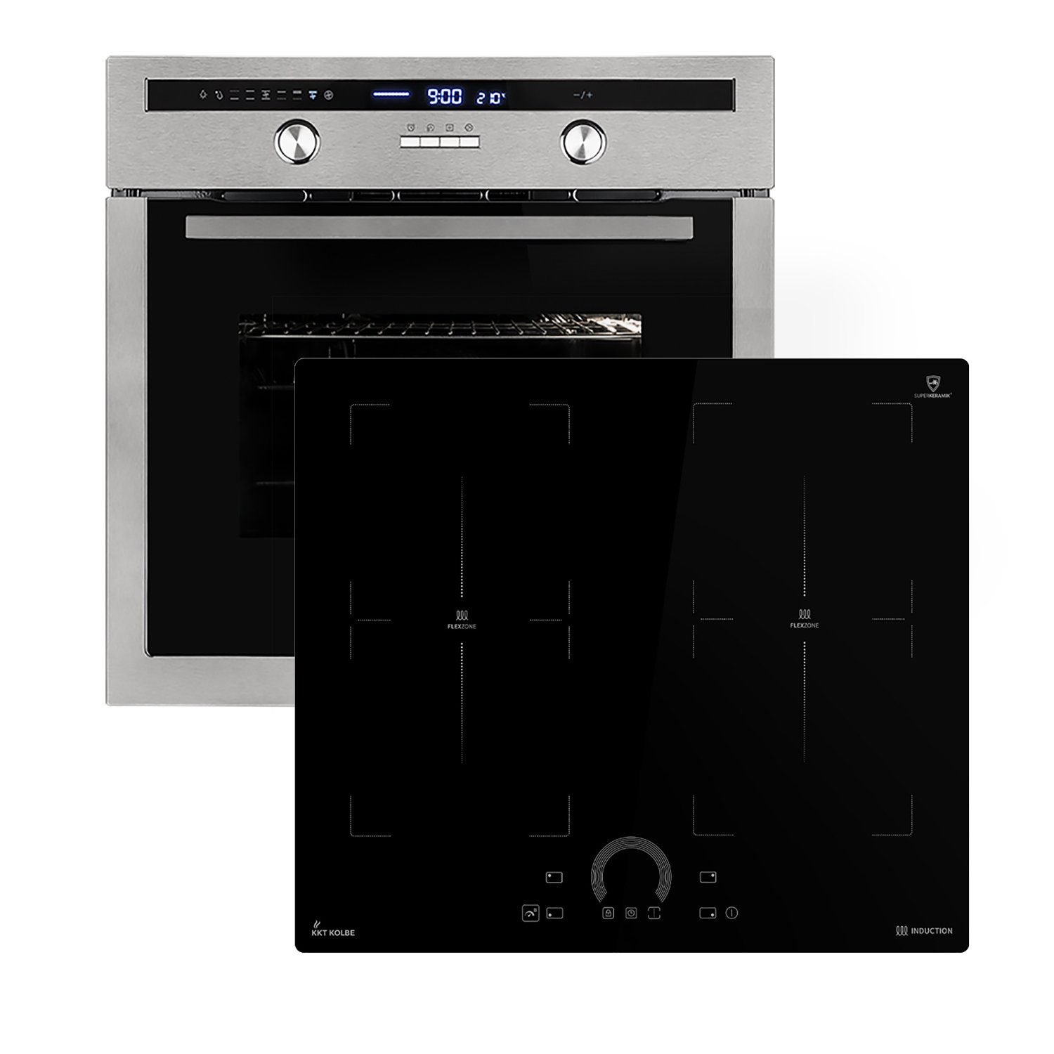 Backofen-Set KKT KOLBE Backofen und Induktionskochfeld SET8013IH594FZ