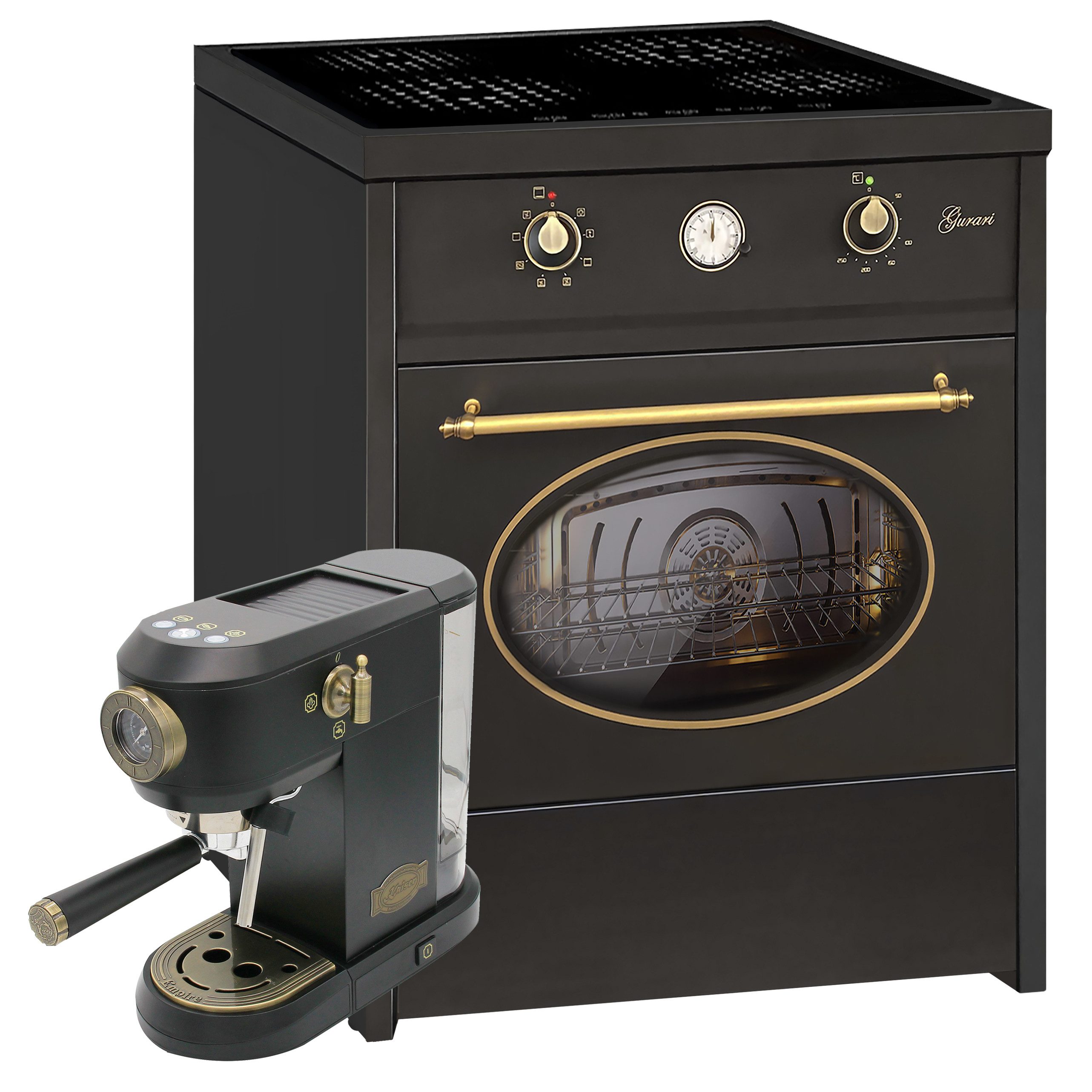 Induktions Herd-Set GCH E 612 BL r+KA 2005 Em