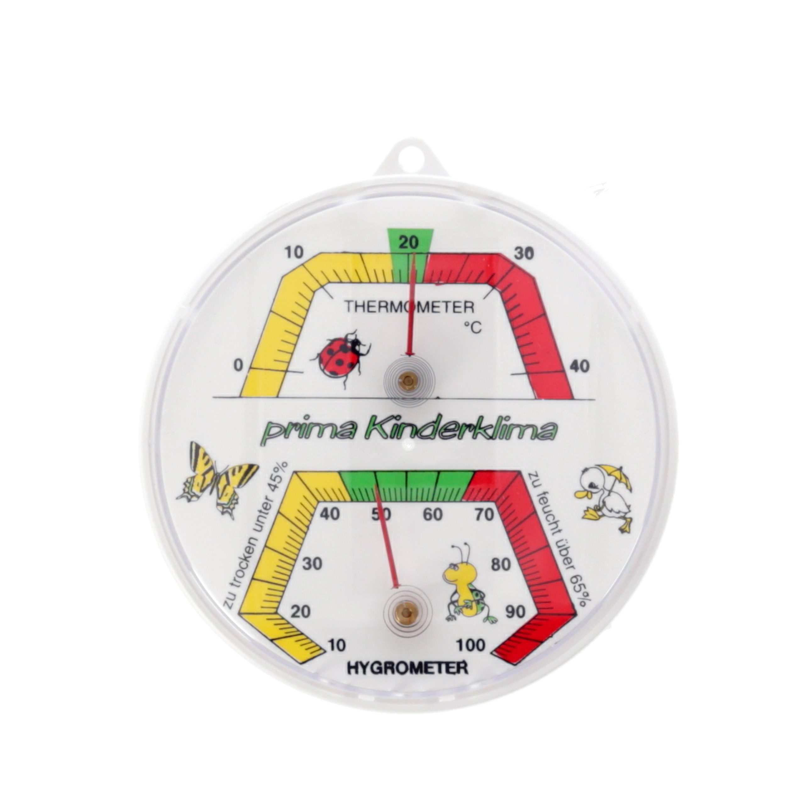 Hygrometer Kombi Thermometer Kinderzimmer Luftfeuchte und Temperaturmesser Kinder