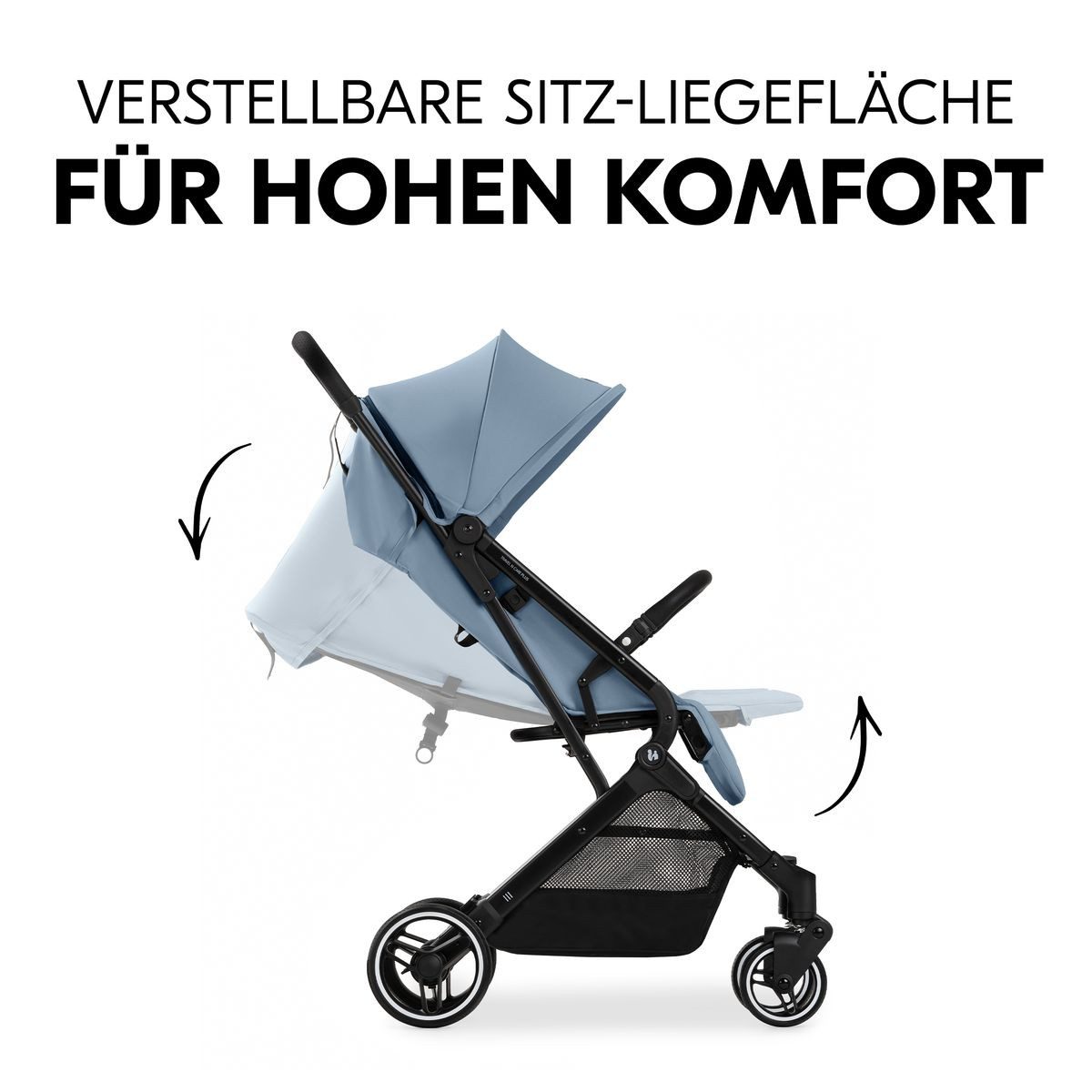 Kinder-Buggy Travel N Care Plus - Dusty Blue