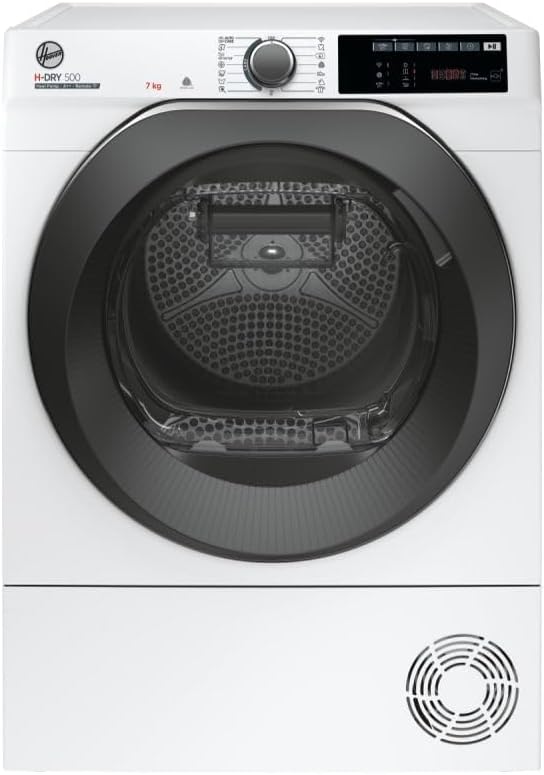 Hoover ND4 H7A2TCBEX-S Asciugatrice 7 Kg Slim Pompa di calore Wi-Fi Classe energetica A++