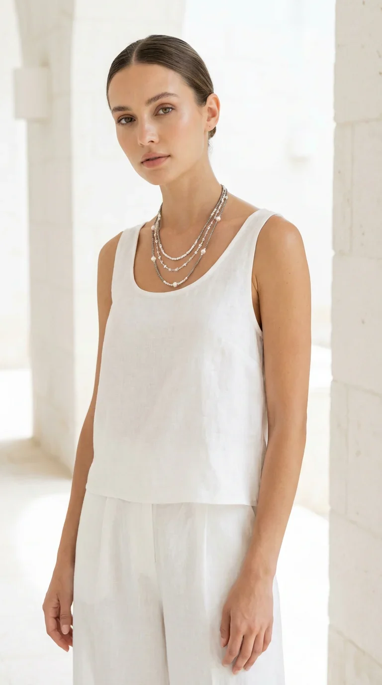 Envy Triple Layer Bead Necklace