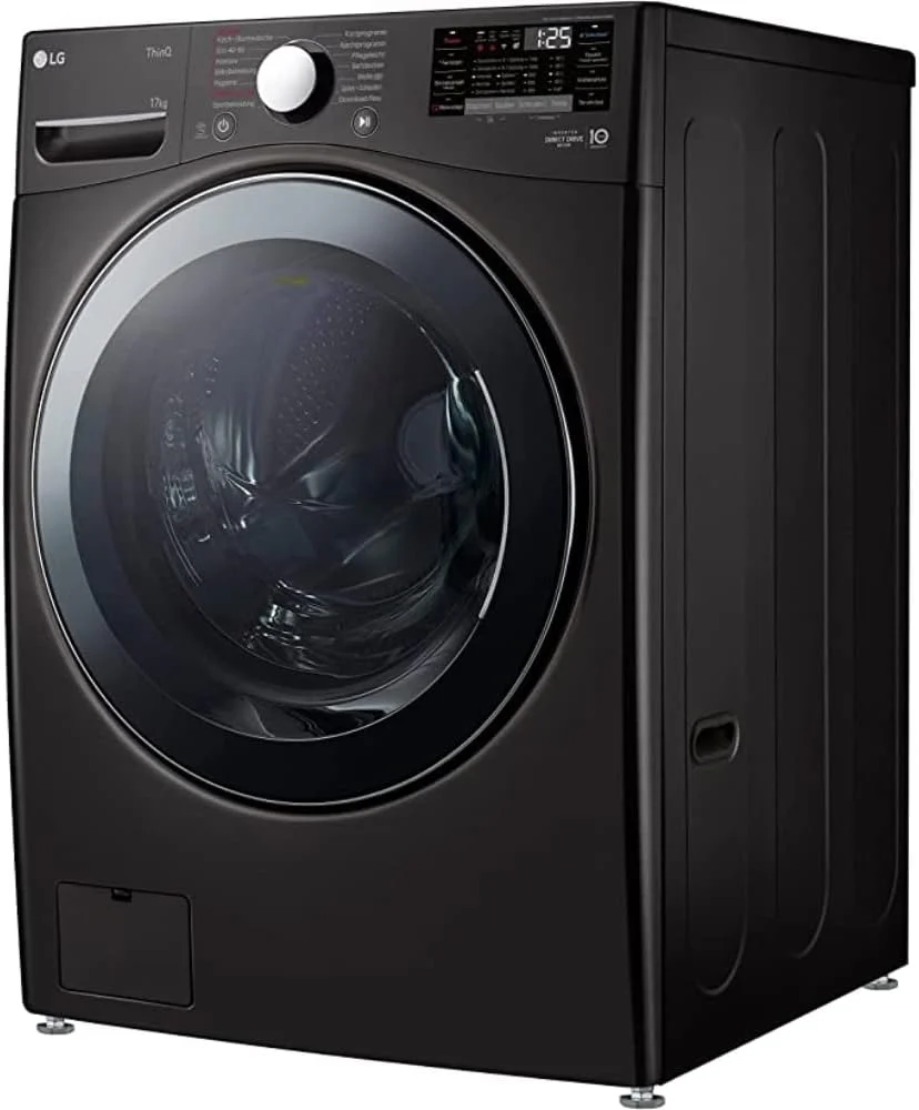 LG F4WV7080, Klasse A, Voorlader Wasmachine 8 kg, 1400 tpm, AI Direct Drive, Wi-Fi, Dieptereiniging met Stoom, Grote Capaciteit, TRIPLE A, Veiligheidsglas Buitendeur, 62 x 60 x 85 cm ? Wit