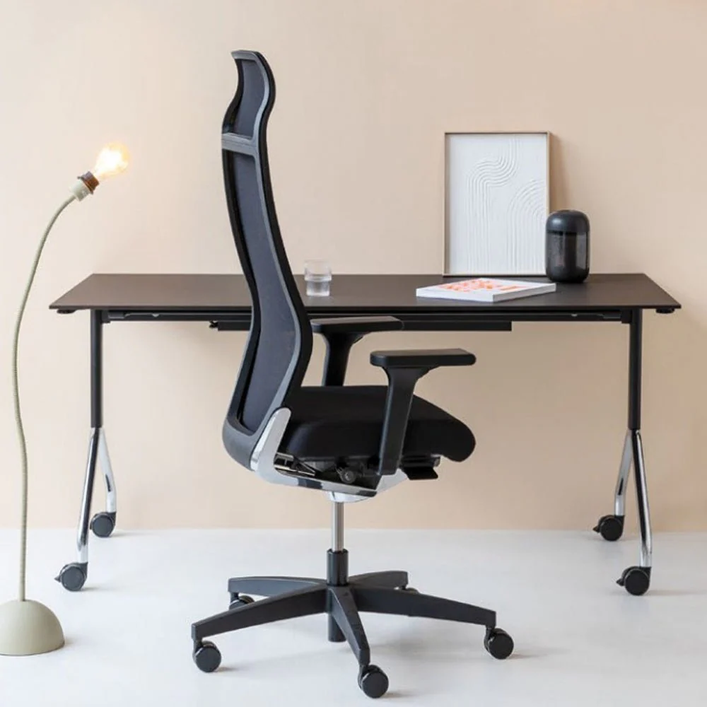 Sedia da ufficio ergonomica Züco Selvio E 0146 direzionale | Schienale alto in rete | configurabile