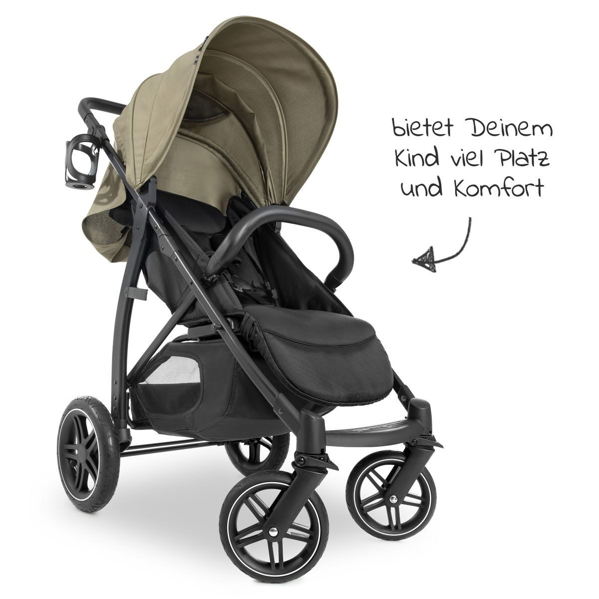 Kinder-Buggy Buggy Rapid 4D AIR - Olive