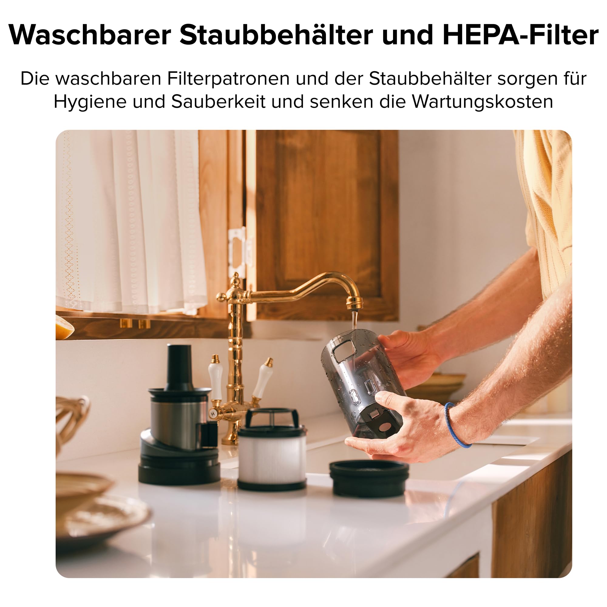 Akku-Staubsauger H60 Ultra mit 210 AW Saugleistung und bis zu 90 Minuten Laufzeit
