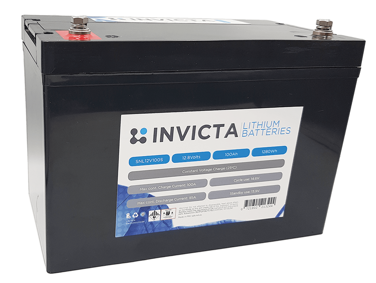 Invicta Lithium 12V 100Ah 4S �C SNL12V100S