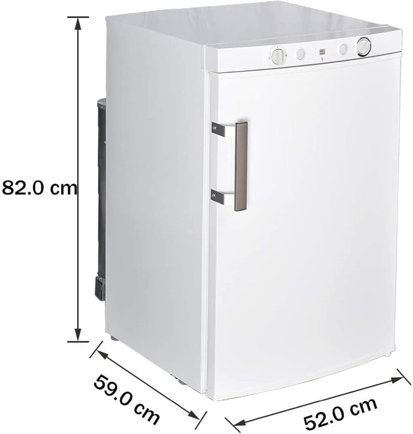 Kühl-/Gefrierkombination Gasbetriebener Campingkühlschrank 100-Liter-Kühl- und Gefrierfunktion