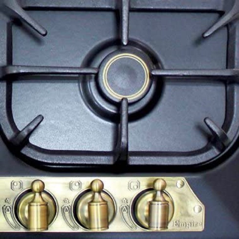 Gas-Kochfeld 60 cm Autark Kochfeld 4 Hochwertge Brenner 3,8 KW KG 6325 Em Turbo