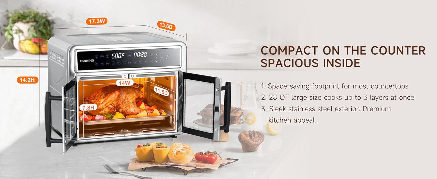 Health:Features a non-toxic, all-metal interior completely free of PFOA, PTFE, PFSA, and Teflon