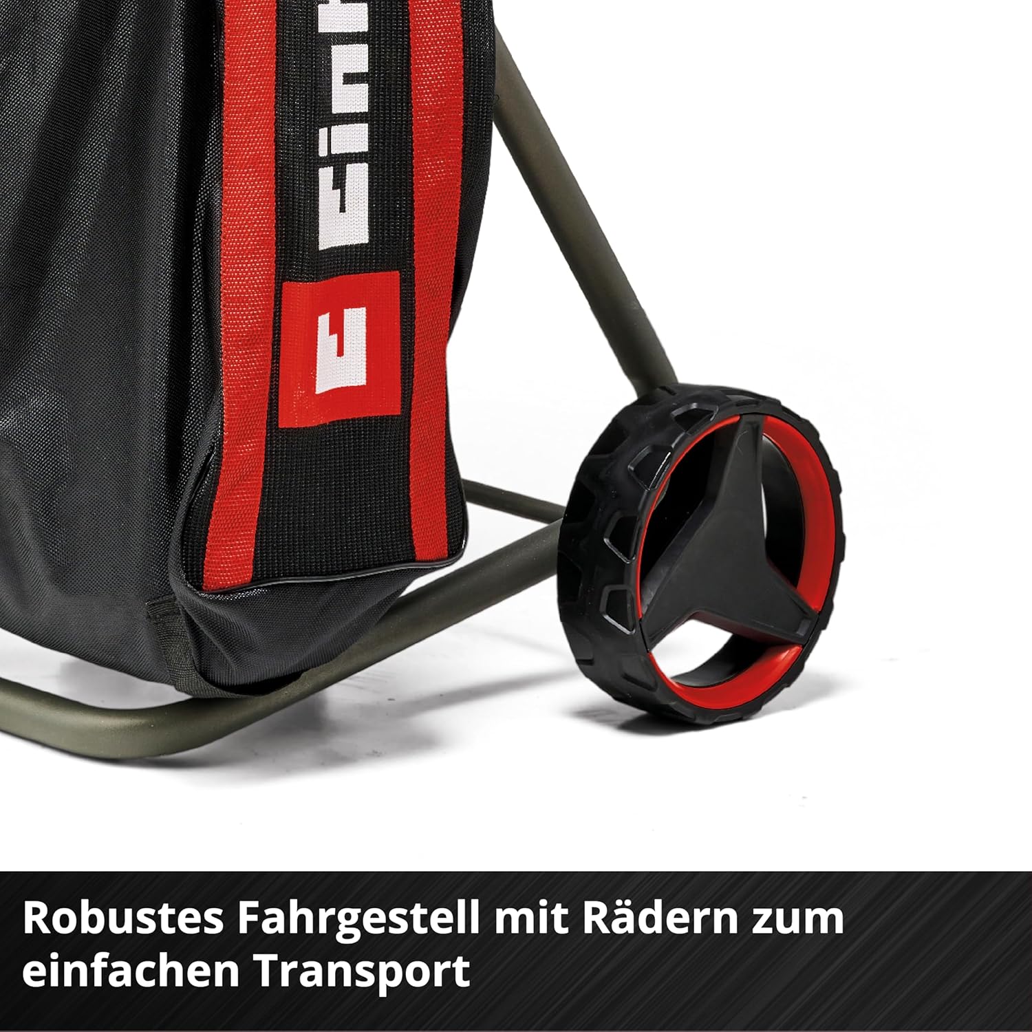 Einhell Akku-Messerh?cksler REDAXXO 36/25 Power X-Change (36 V, max. 25 mm Astst?rke, 3 Wendemesser aus Stahl, 55 L Fangsack, Transportgriff, Stopfer)