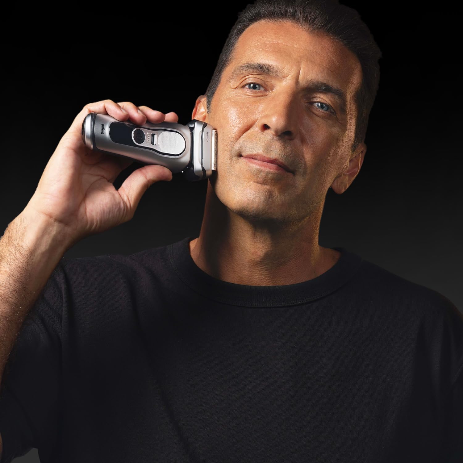 Braun Serie 9 PRO + Rasoio Elettrico Barba, Wet&Dry, 5+1 Lame Di Precisione Ultra Sottili, Regolabarba Uomo, Rasoio Barba, 60 Min, Testina ProComfort, Stazione SmartCare 6in1, Serie 9690cc, Nero