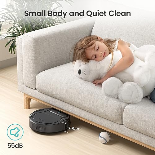 LEFANT Robot Aspirapolvere con 2200Pa, Senza Grovigli,7,6cm Ultra Sottile,Autocaricante,Wi Fi/App/Alexa,120 Minuti,6 Modalità di Pulizia,Ideale per Peli di Animali Domestici,Pavimenti Duri M210 Pro : Casa e cucina
