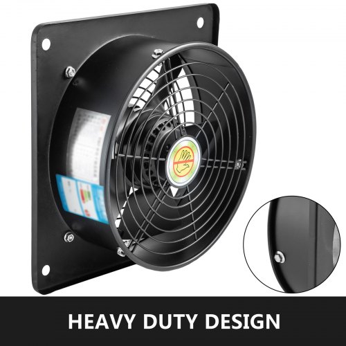 VEVOR 220V Axiallüfter Axialventilator 74,5W Wandventilator Abluftventilator 0,58A Bauventilatoren Fensterventilator Einbauventilator