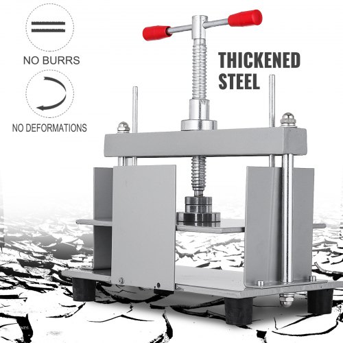 VEVOR Manuelle Papierpresse, 305 x 220 mm für Papier im A4-Format, Flachpresse, 10 cm Dicker Stahlrahmen, manuelle Flachpapierpresse, Buchpresse zur Papierherstellung