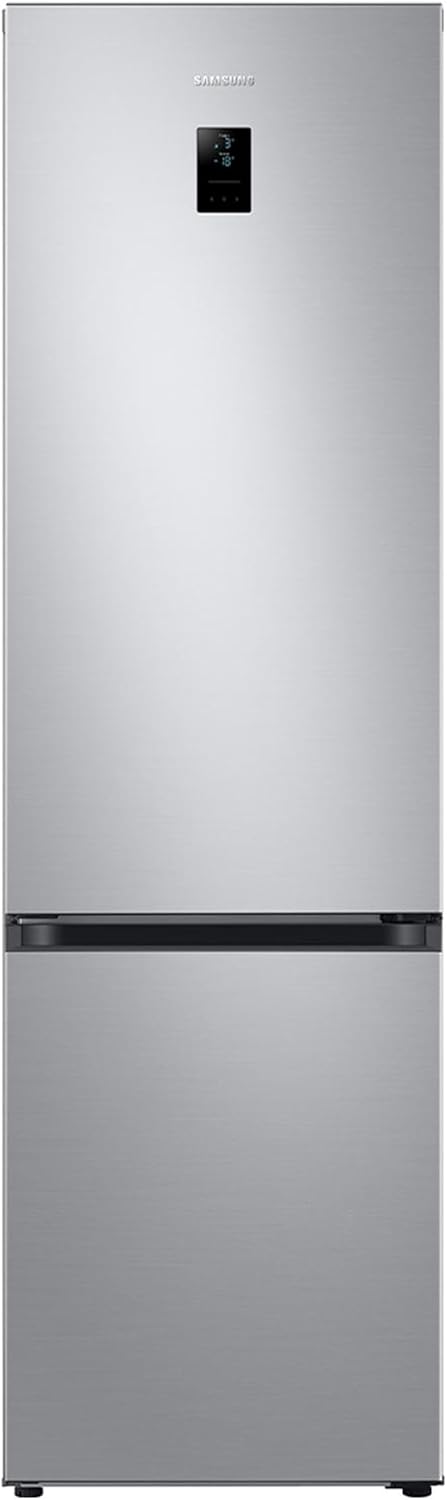 Samsung EcoFlex AI RB38C674CSA/EF Frigorifero Combinato, WiFi, SpaceMax, Total No Frost, All Around Cooling, Motore Digital Inverter Garantito 20 Anni, 390 L, LxAxP: 59,5 x 203 x 65,8 cm, Silver Inox