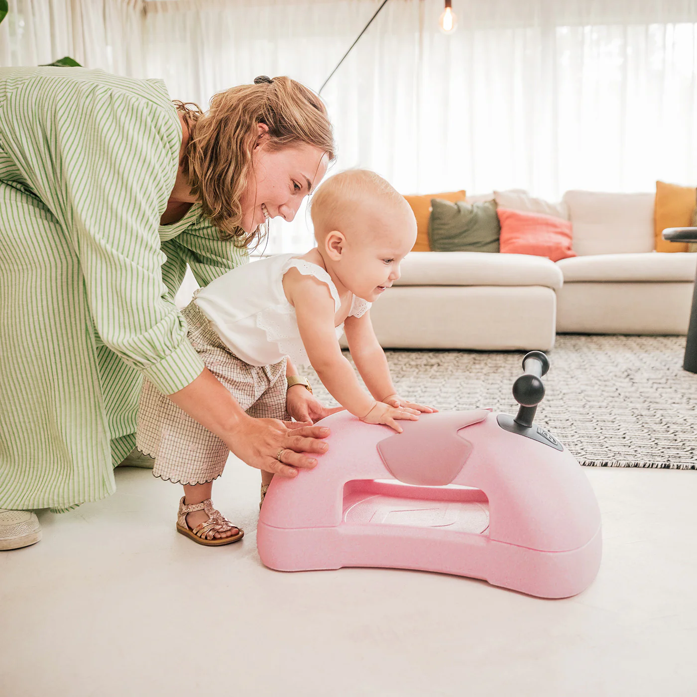 2025 Scoot and Ride My First baby walker 3-in-1 e scivolo in rosa