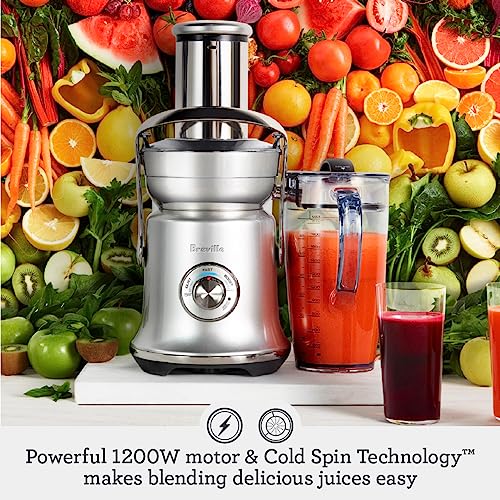 Breville Juice Fountain Cold XL BJE830DBL, Damson Blue: Home & Kitchen
