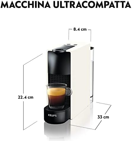 Nespresso Essenza Mini XN110B, Macchina da Caffè Krups, Grigio Scuro