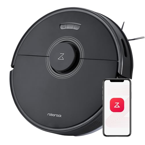 roborock Q7 Max Robot Vacuum and Mop, 30 Level Adjustable Water Flow, 4200Pa Suction, PreciSense LiDAR Navigation, No Go & No Mop Zones, 3D Mapping, App & Voice Control, Ideal for Pet Hair