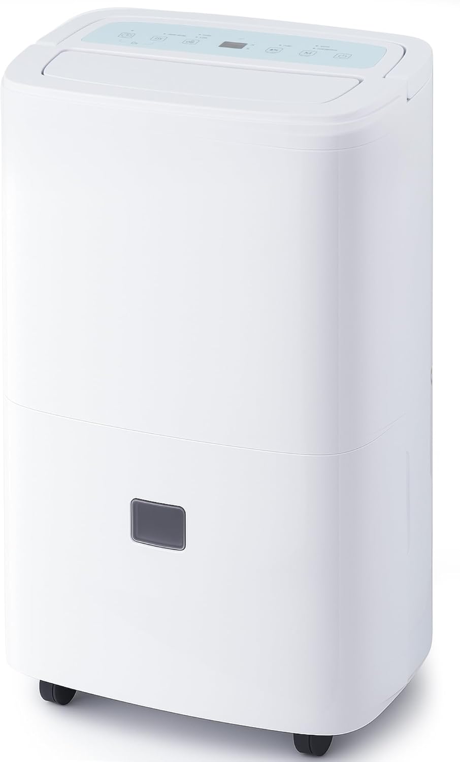 Deumidificatore Portatile Elettrico Professionale: Pompe Acqua 5M 90L/Giorno 240㎡ Silenzioso 43dB per Anti-Muffa Casa Ufficio Garage Cantina Grandi Spazi Umidi Famiglie