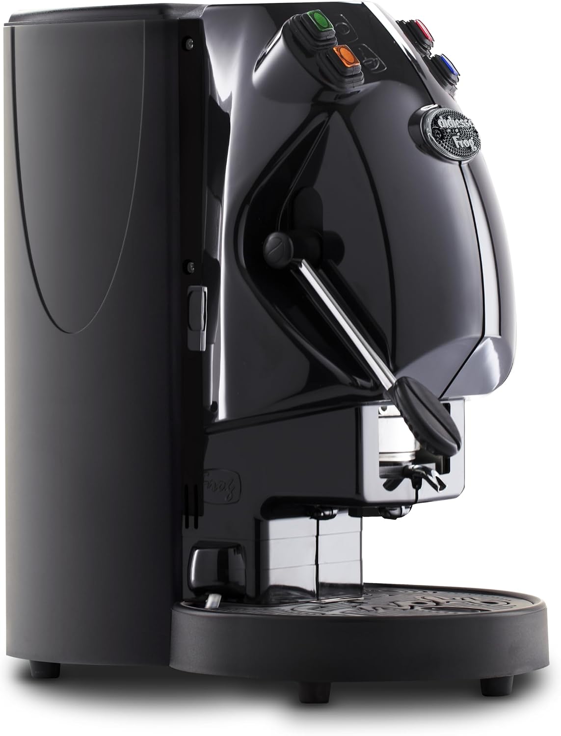Didiesse Frog Macchina da Caffè a Cialde – Frog Revolution Nero Lucido per Caffè Espresso a Casa e in Ufficio, Design simpatico e colorato, per Tutti gli Ambienti, Basso Consumo 650W (Nero Lucido)